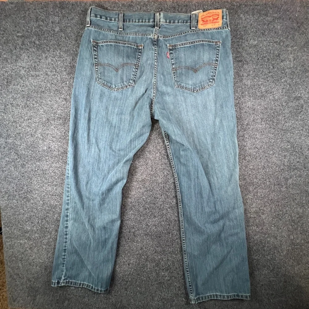 Levi's 559 Jeans Mens‎ 40X29 Blue Denim Cotton Mid Rise Relaxed Fit Straight Leg